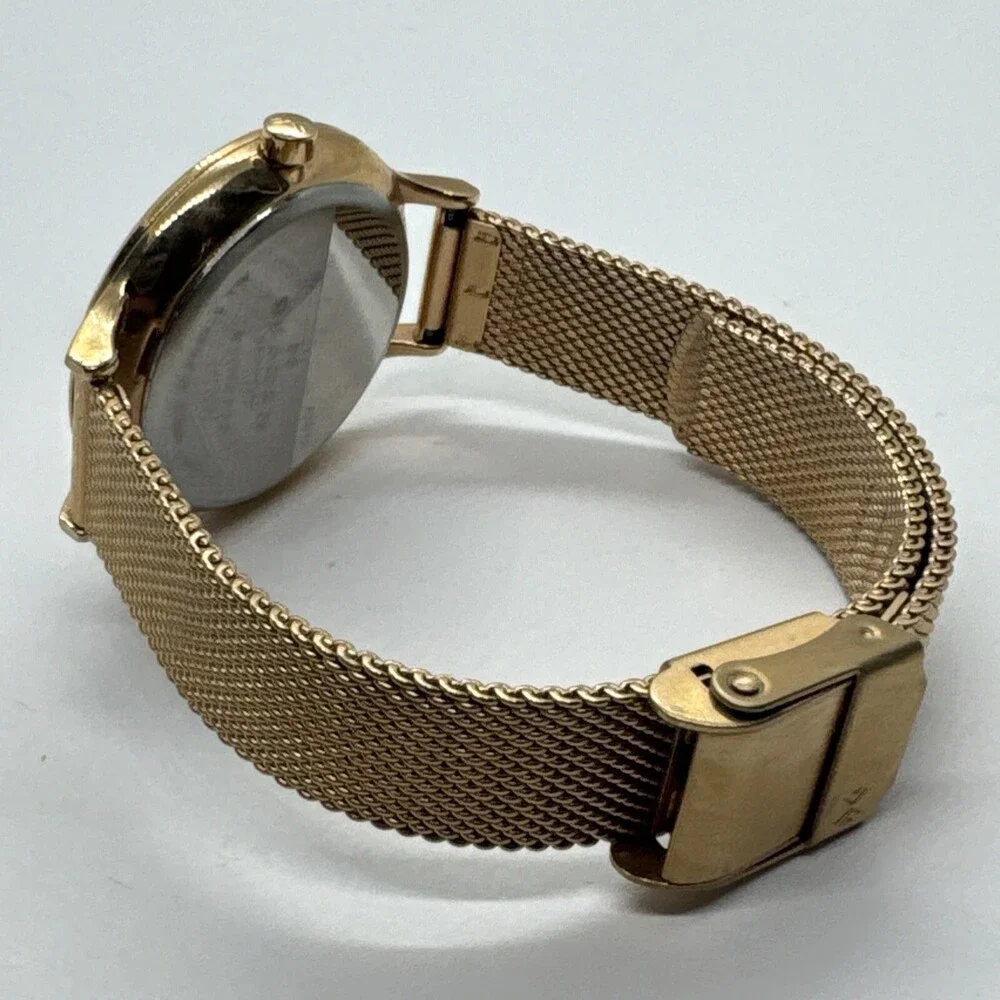Skagen Anita SKW2413 Women's Gold Stainless Steel Mesh Analog Dial Watch AEA303